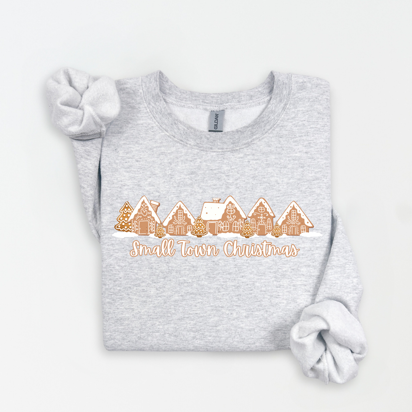 Gingerbread Small Town Christmas PNG