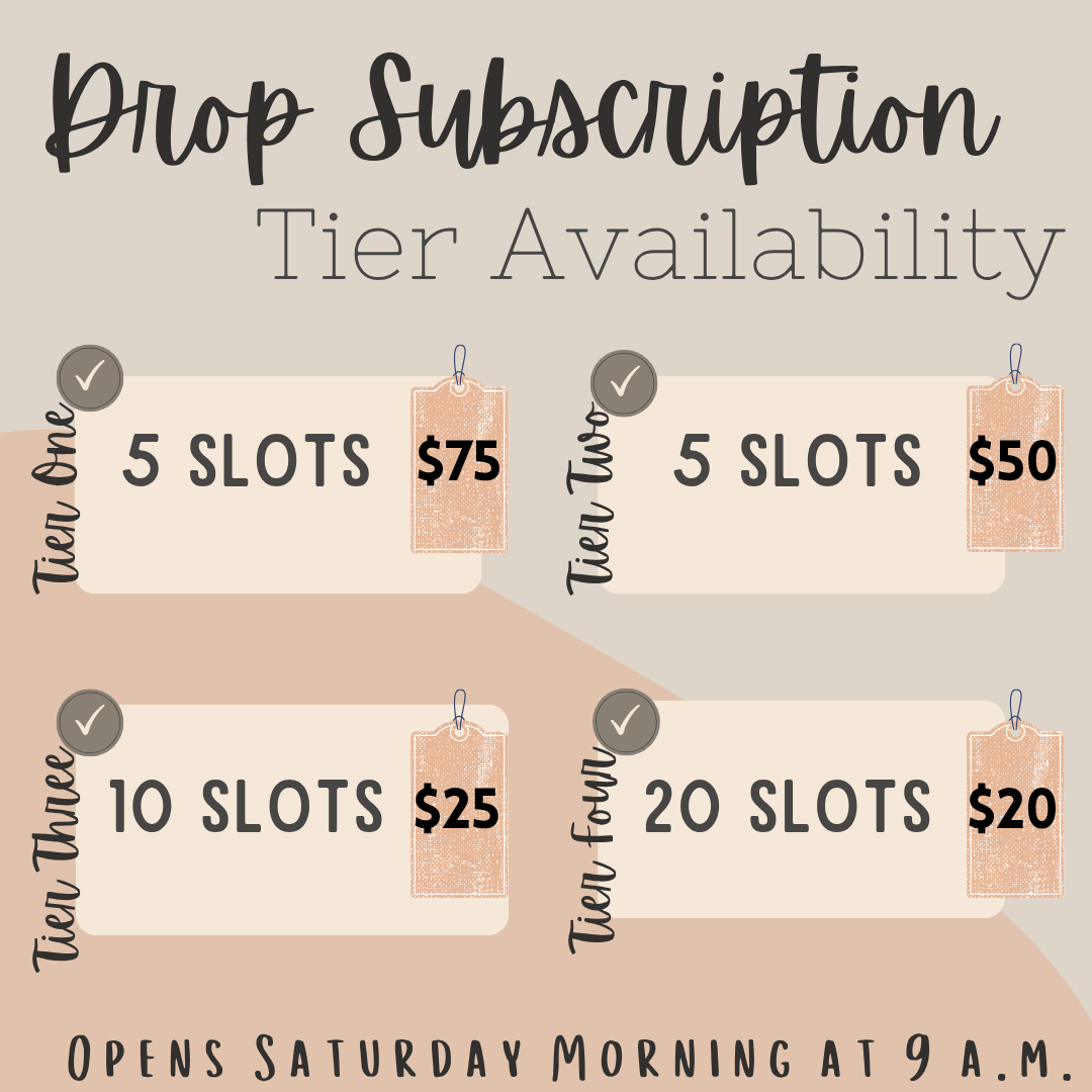 Drop Subscription *MONTHLY*