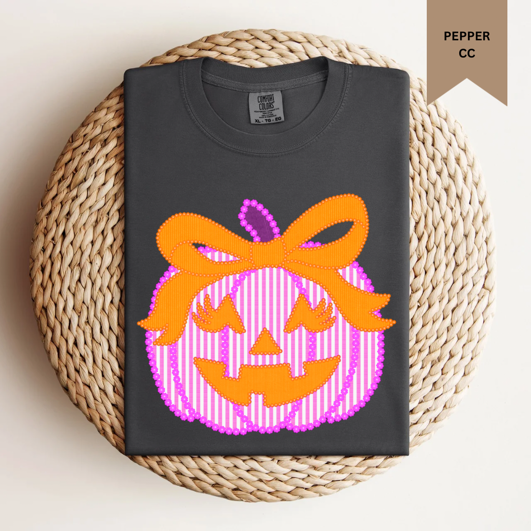 Neon Preppy Pumpkin Tee.