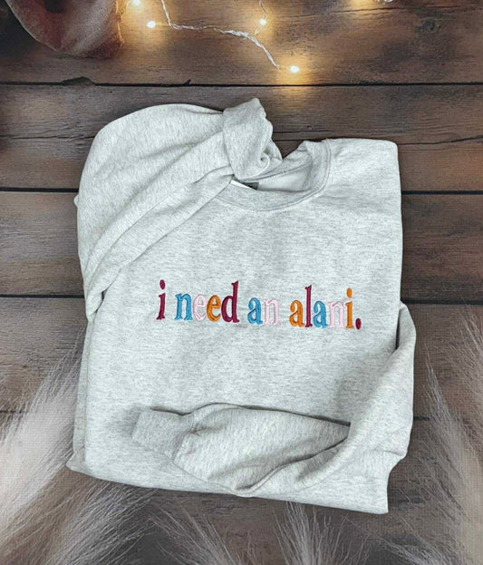 Alani Embroidered Sweatshirt
