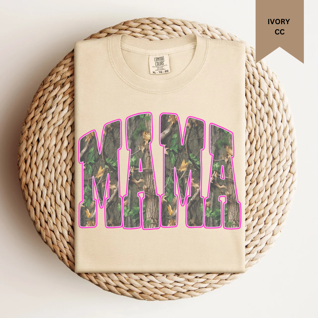 Old School Camo Mama Tee.