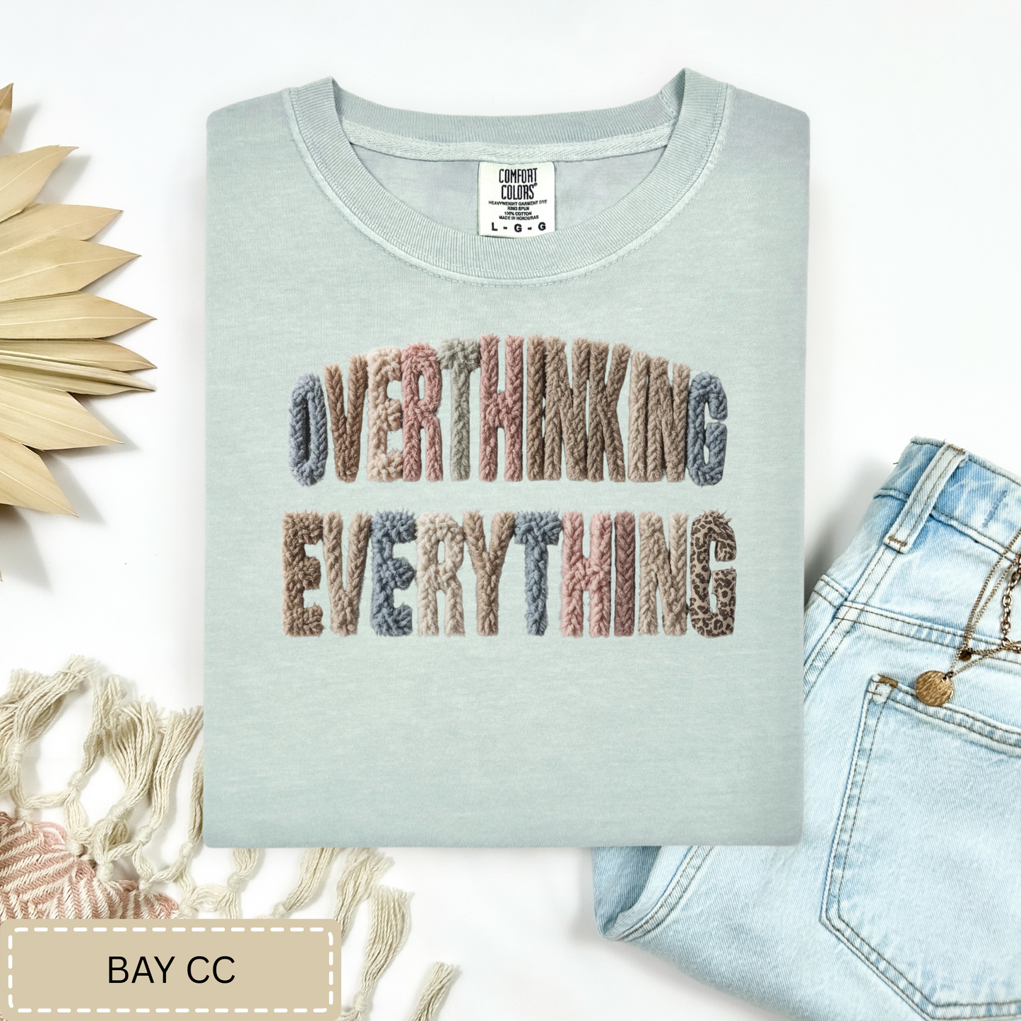 Faux Yarn Overthinking Everything Tee.