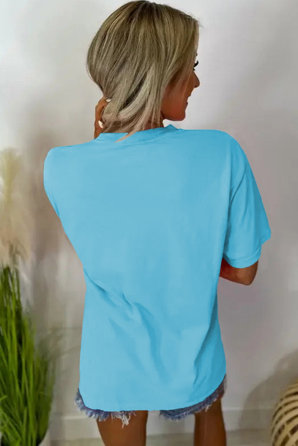 Neon Blue MAMA Graphic T RTS