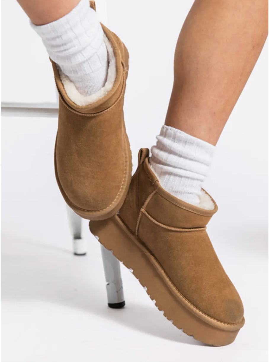 SUEDE BOOTS