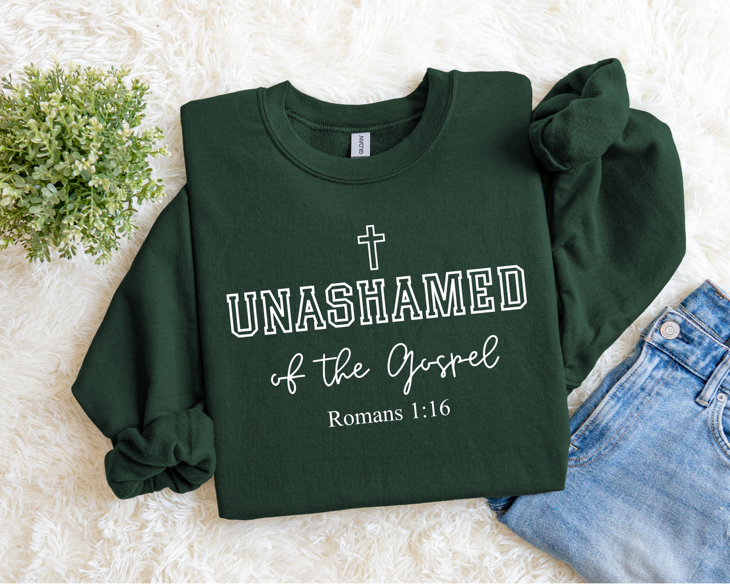Unashamed Of The Gospel Sweatshirt.