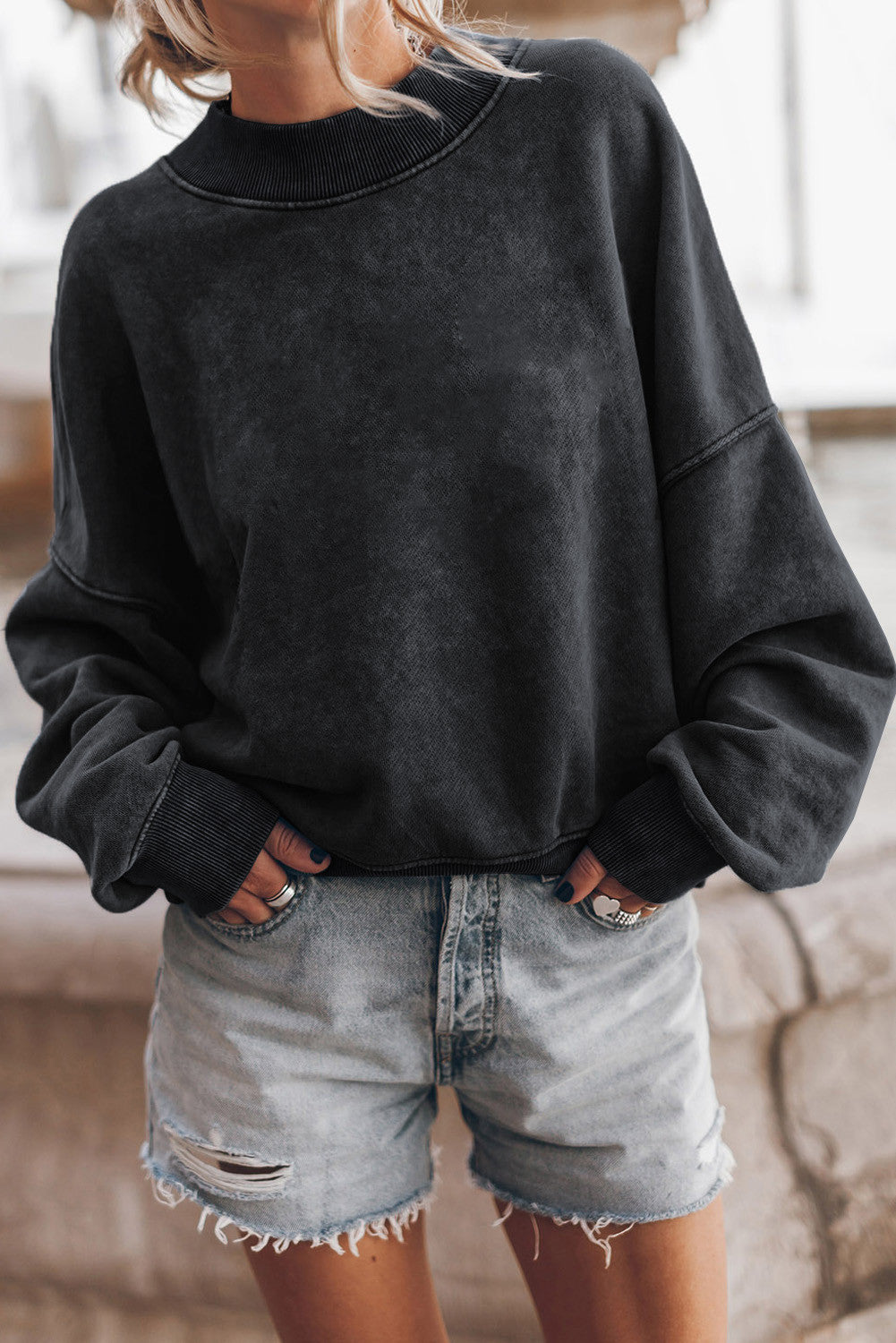 Drop Shoulder Sweatshirt New RTS