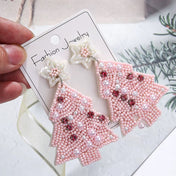 Rhinestone Christmas Earrings