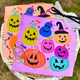 Colorful Pumpkins Witch Hat Tee.