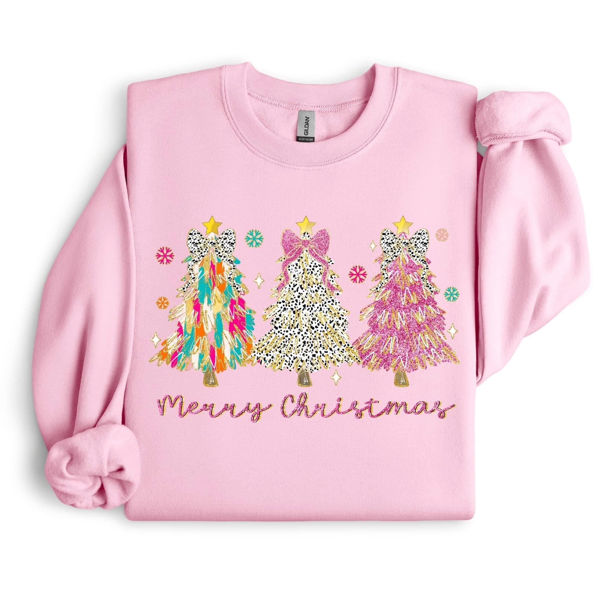 Preppy Abstract Trees Sweatshirt.