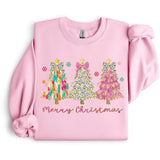 Preppy Abstract Trees Sweatshirt.