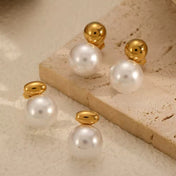 Pearl Ball Stud Earrings New RTS