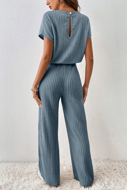 Ribbed Keyhole Jumpsuit RTS
