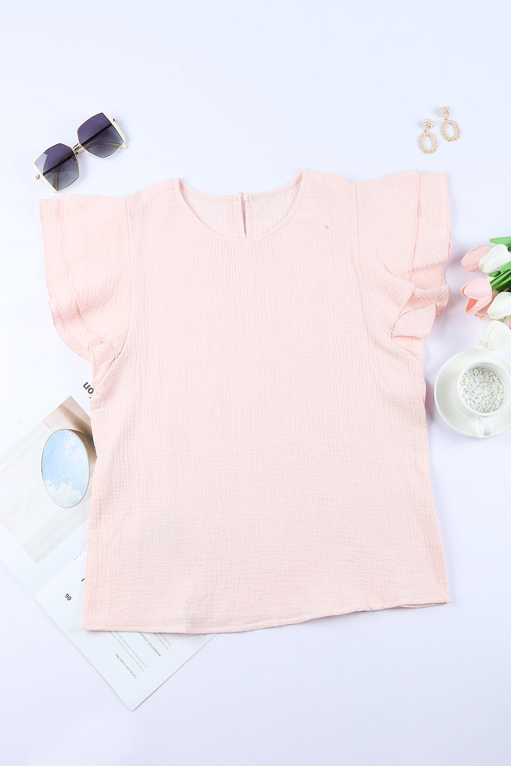 Pink Textured Top RTS