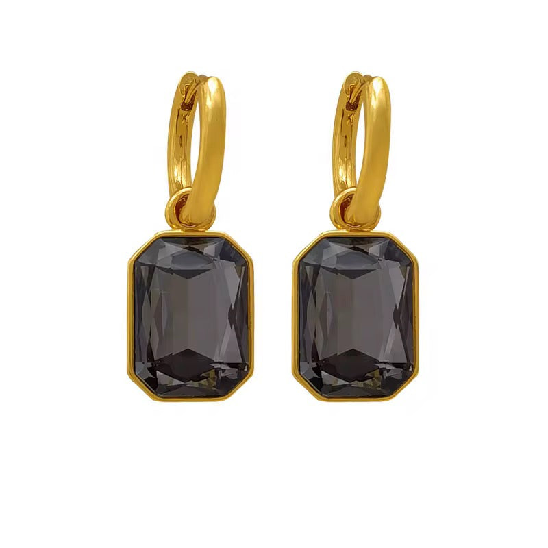 Emerald Cut Earrings