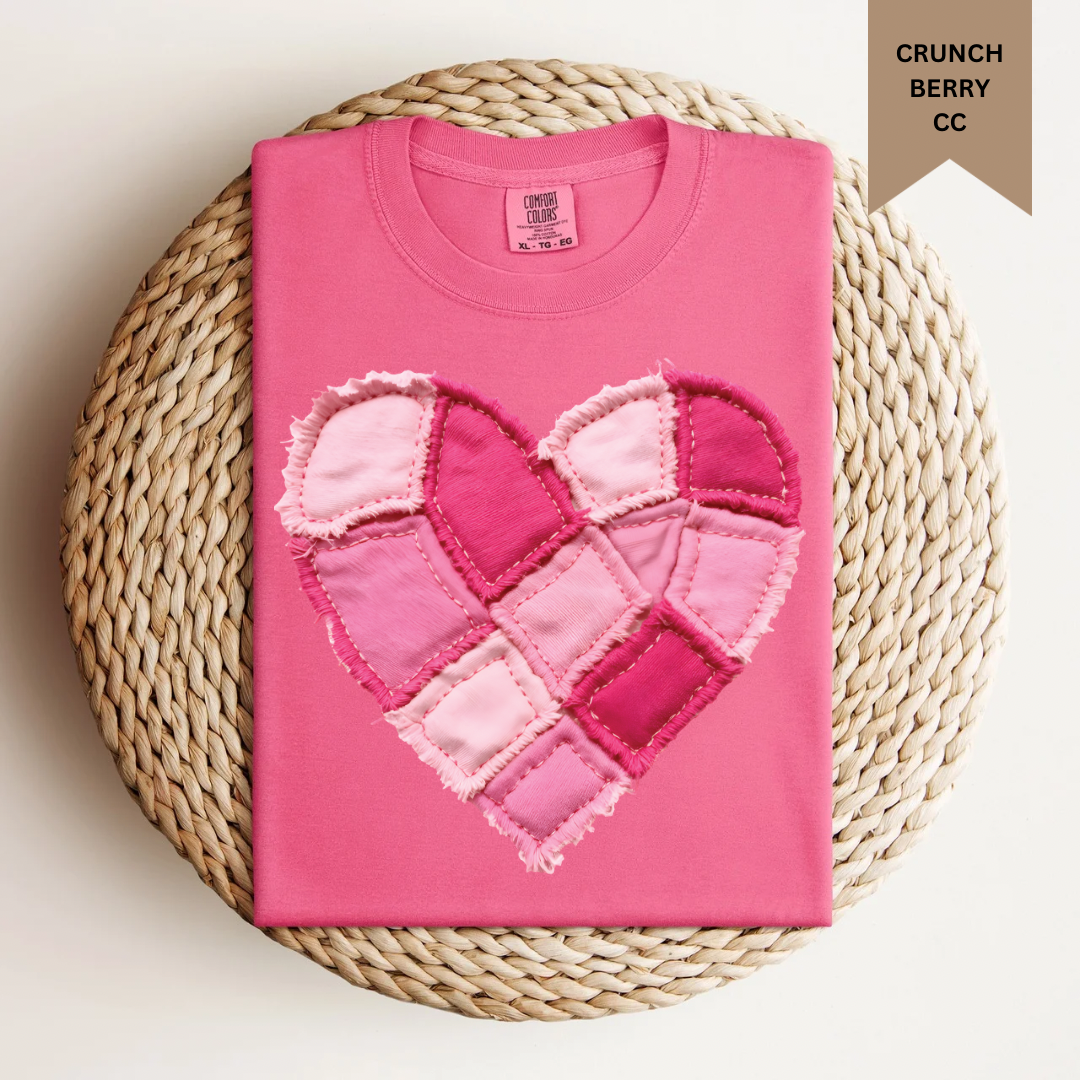 Heart Patchwork Tee.