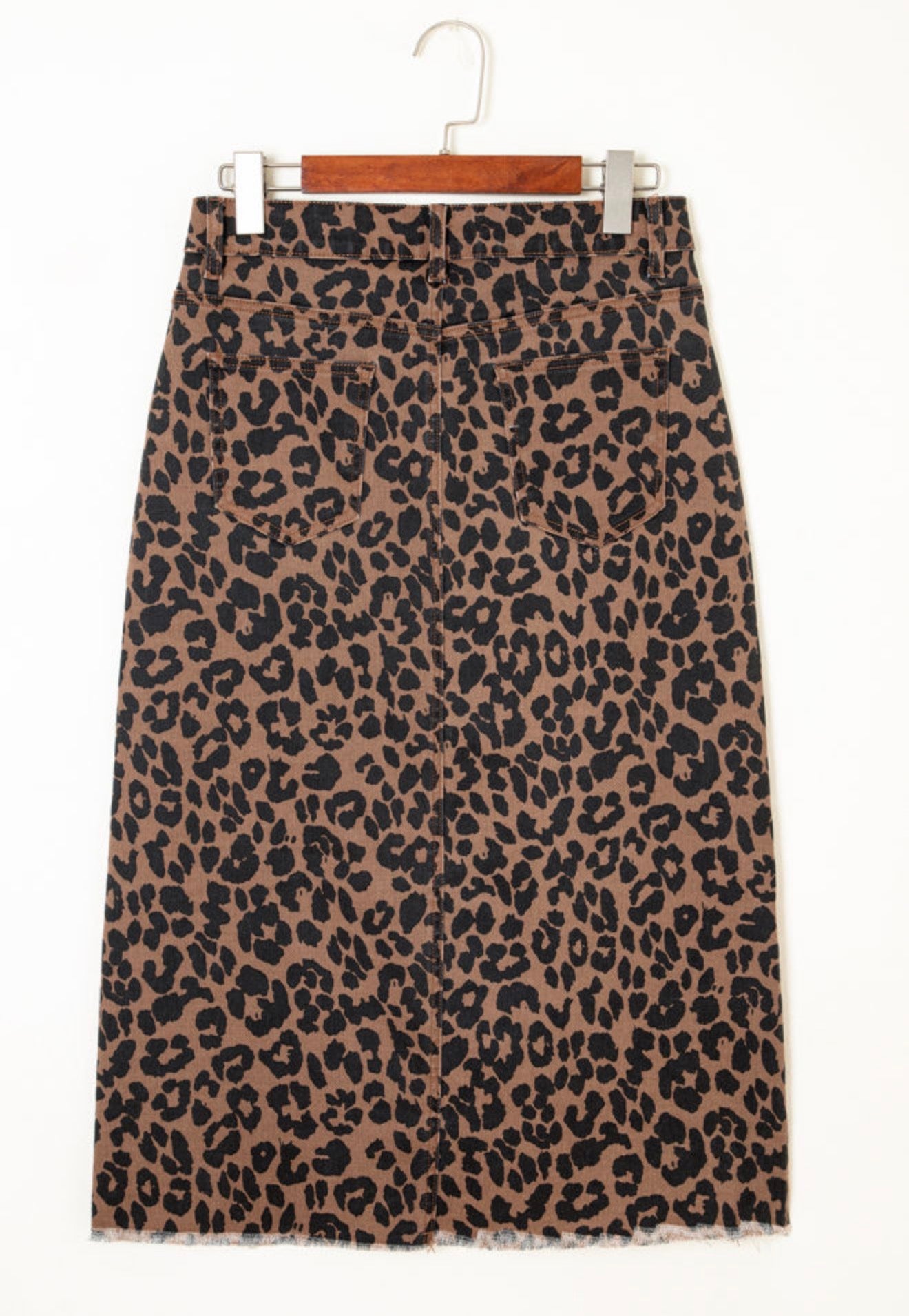 Leopard Midi Skirt