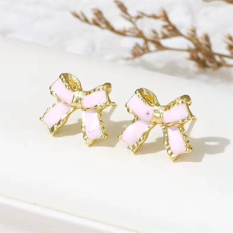 Mini Bow Stud Earrings