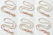 Breakaway Wooded Bead Lanyards New RTS
