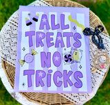 All Treats No Tricks Striped Tee.