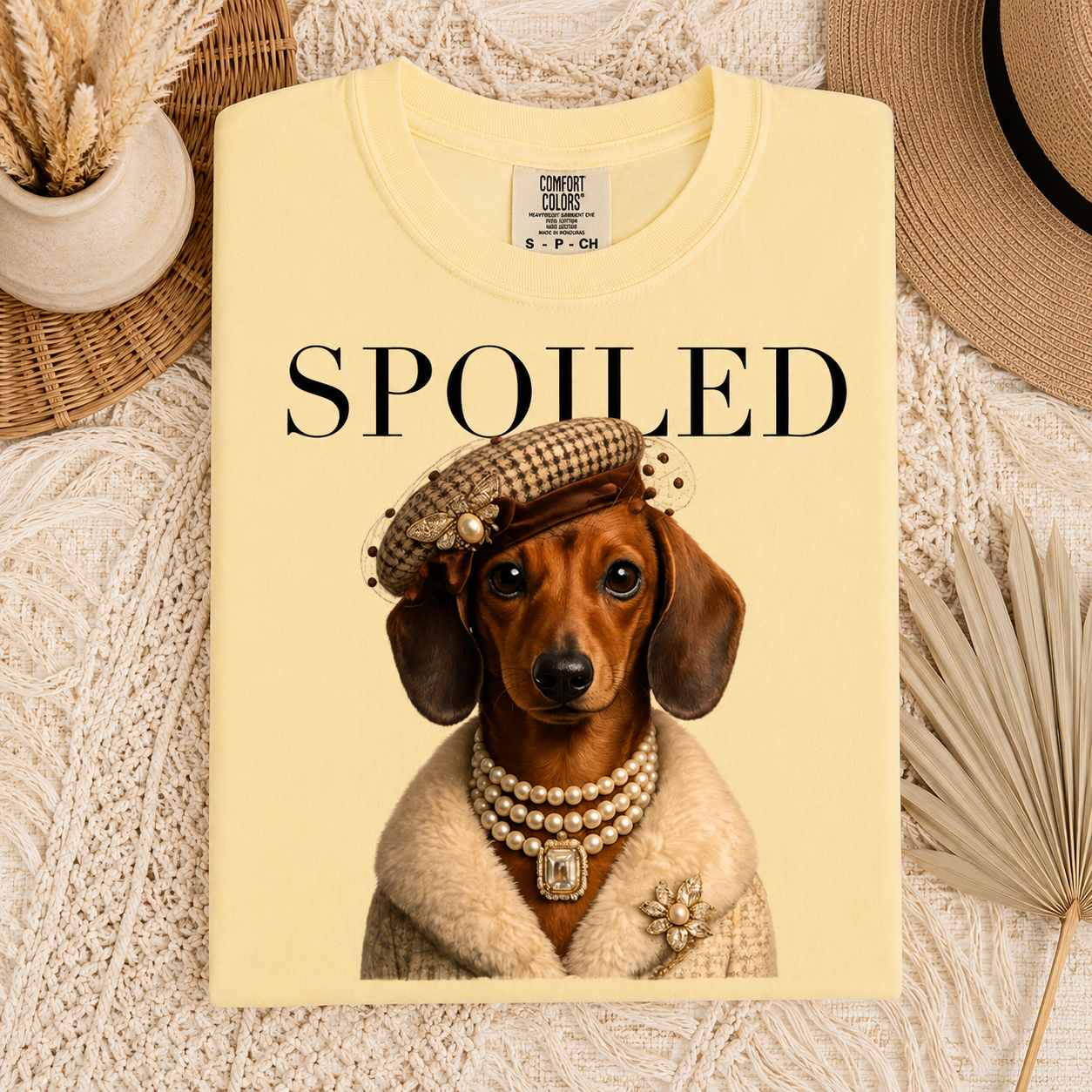 Spoiled Dachshund Tee.