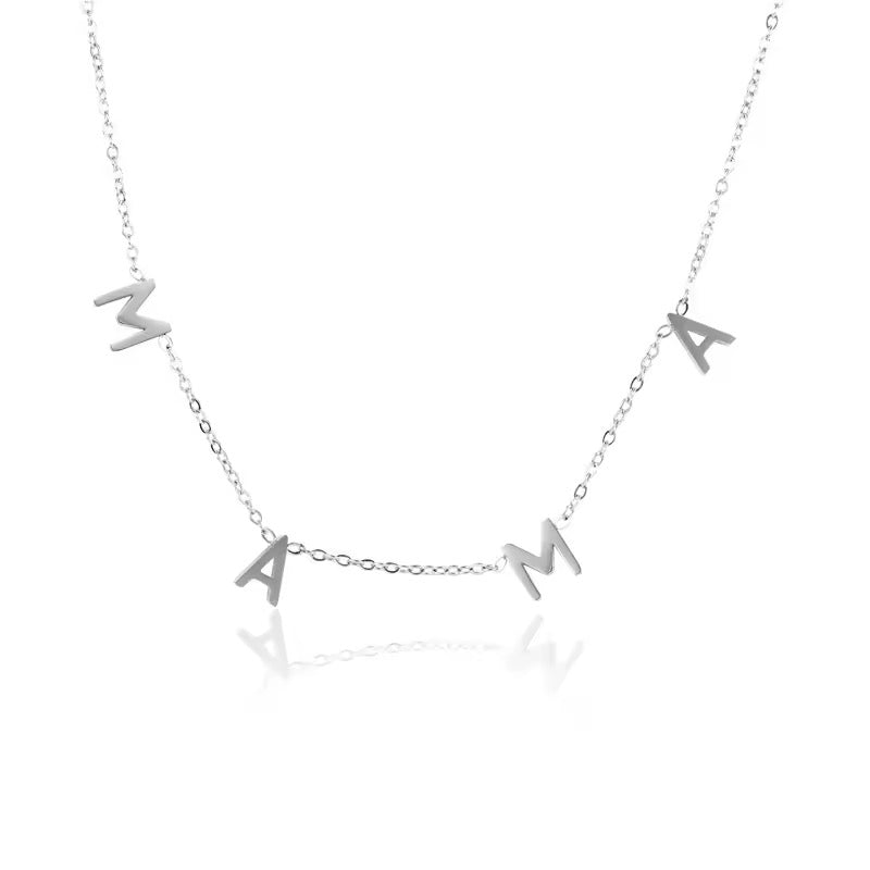 Mama Letter Necklace New RTS