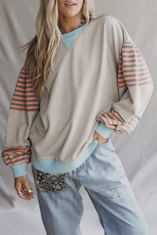 Stripe Colorblock Sweatshirt RTS