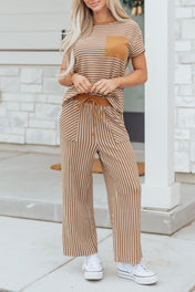 Stripe Drawstring Set