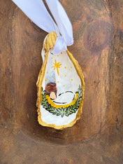 Handmade Oyster Ornament