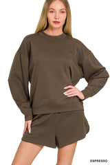 Scuba Pullover and Short Set Zenana Full Run RTS