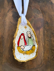 Handmade Oyster Ornament