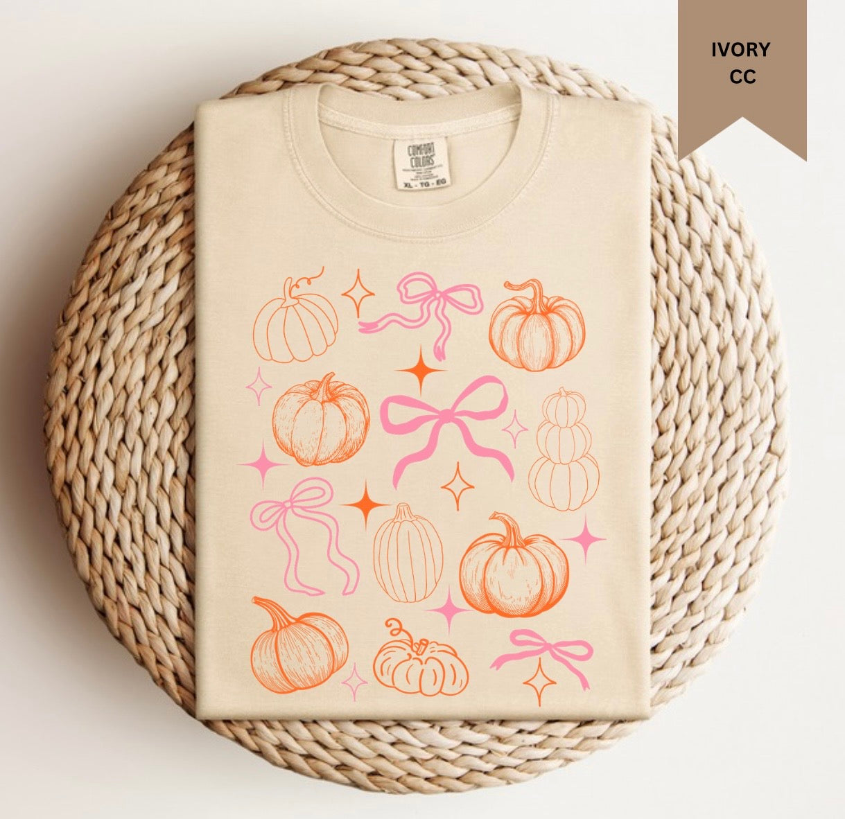 Pumpkin & Bows Tee.