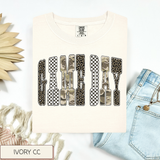 Leopard Checkered Camo Gameday Tee.