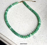 Trendy Stone Colorful Necklace