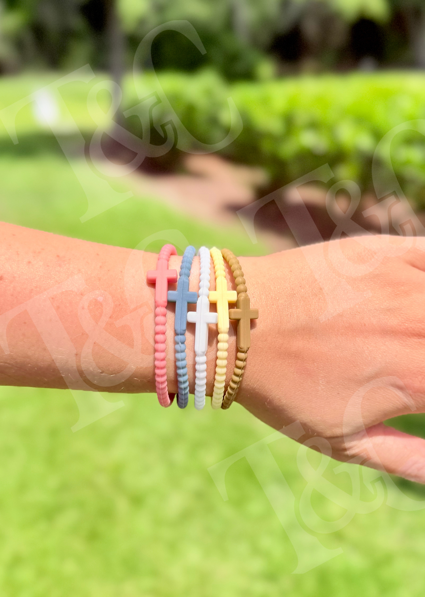Cross Bracelet Stack RTS