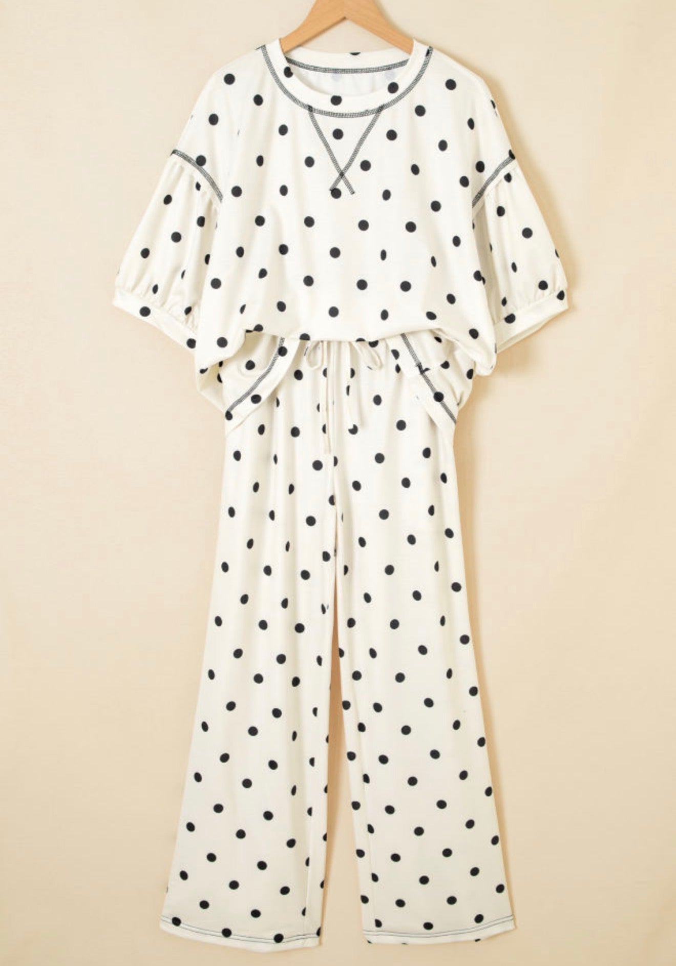 Polka Dot Casual Set