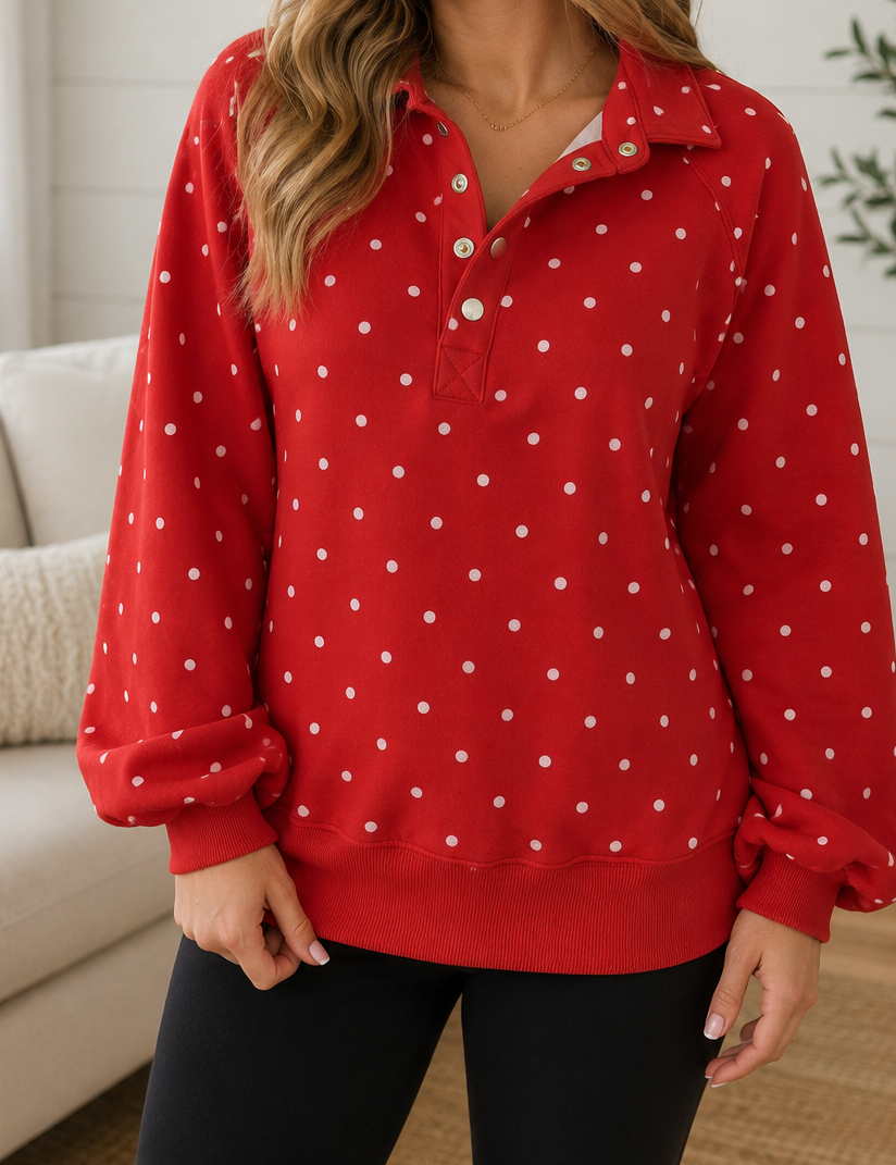 Polka Dot Pullover