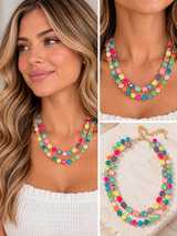 Gemstone Colorful Necklace New RTS