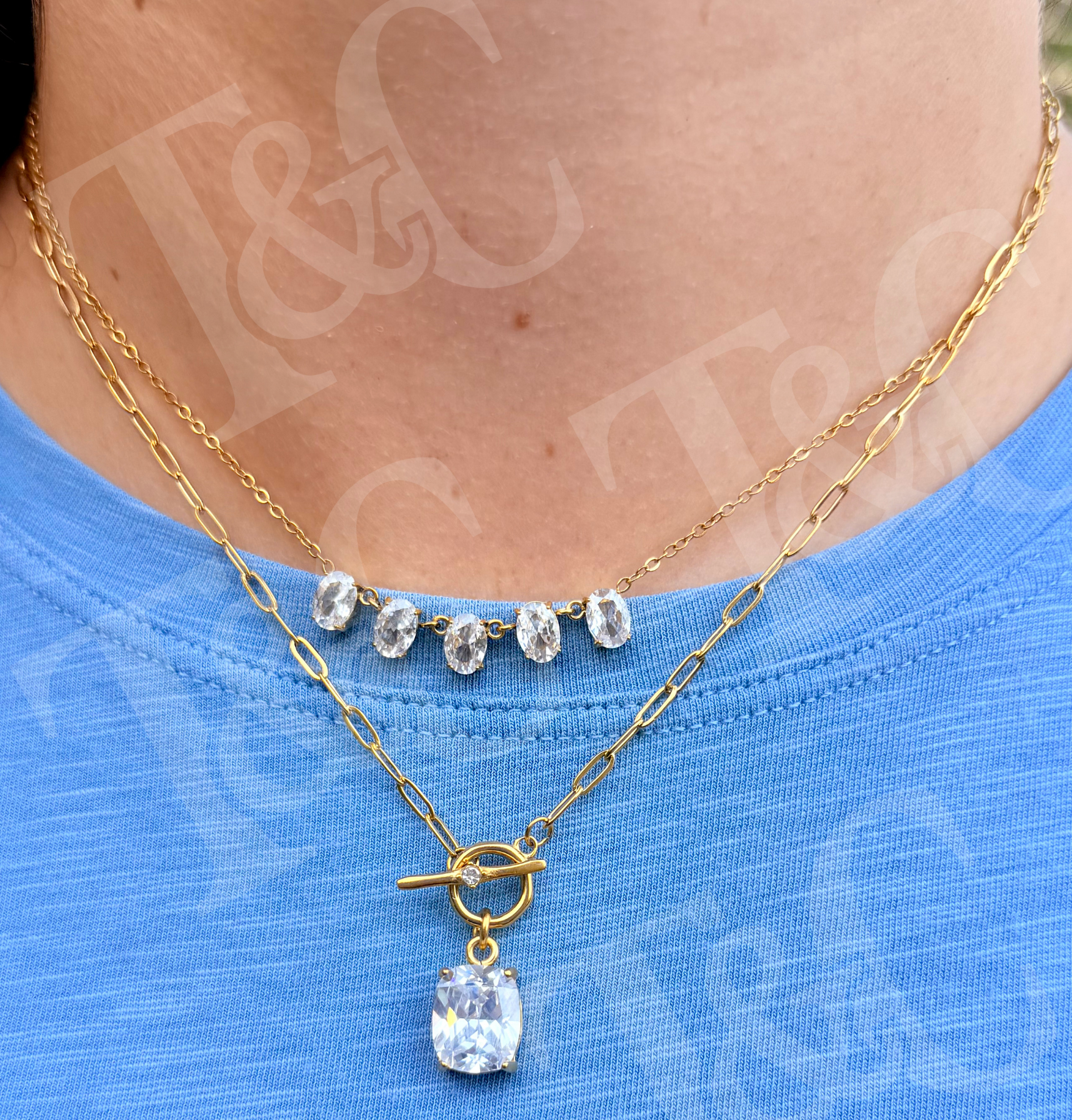 The Cascade and Harper Necklace Collection RTS