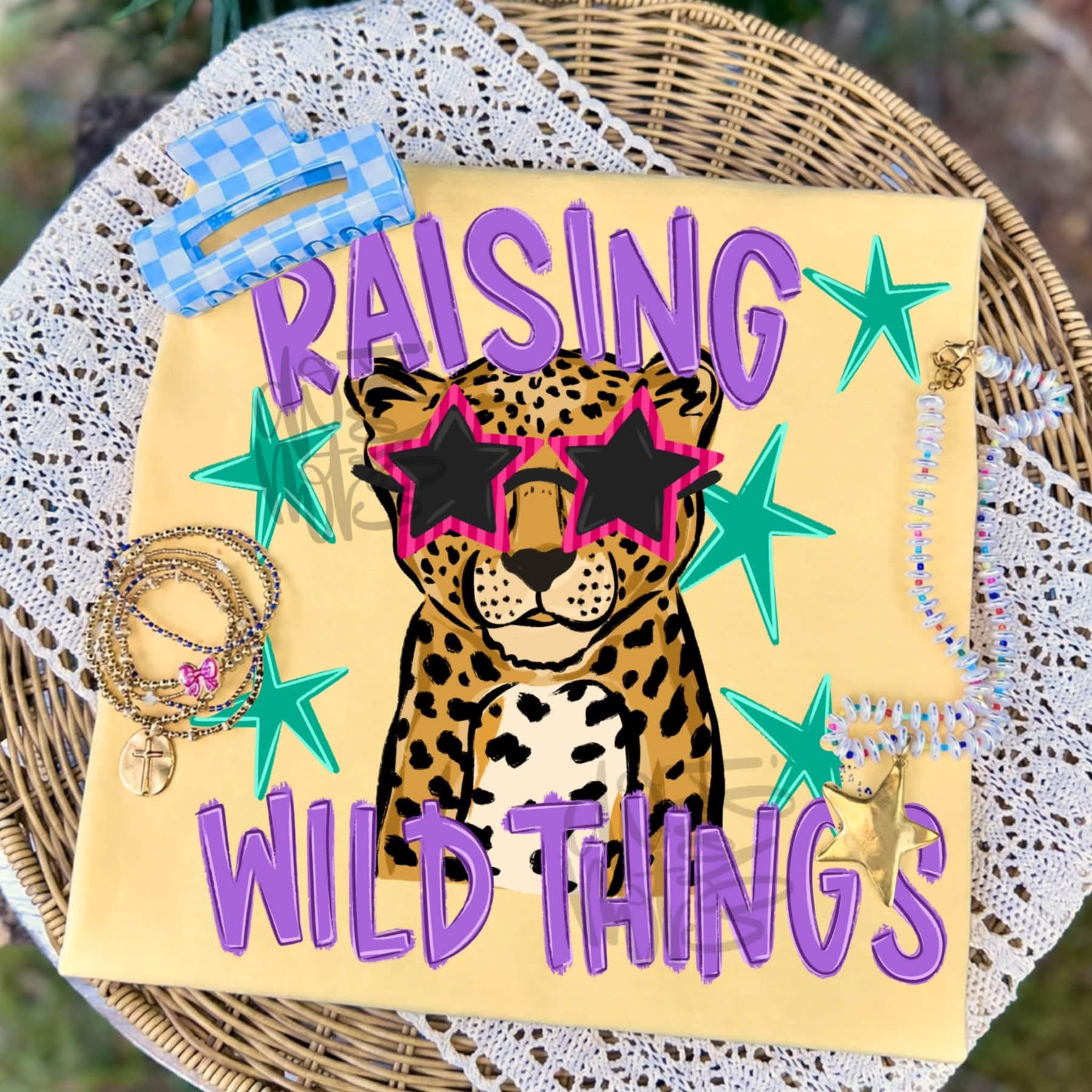Raising Wild Things Cheetah Tee.