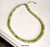 Trendy Stone Colorful Necklace
