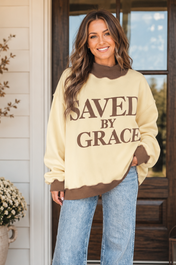 Saved By Grace Oversized Sweatshirt