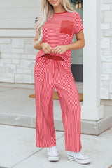 Stripe Drawstring Set