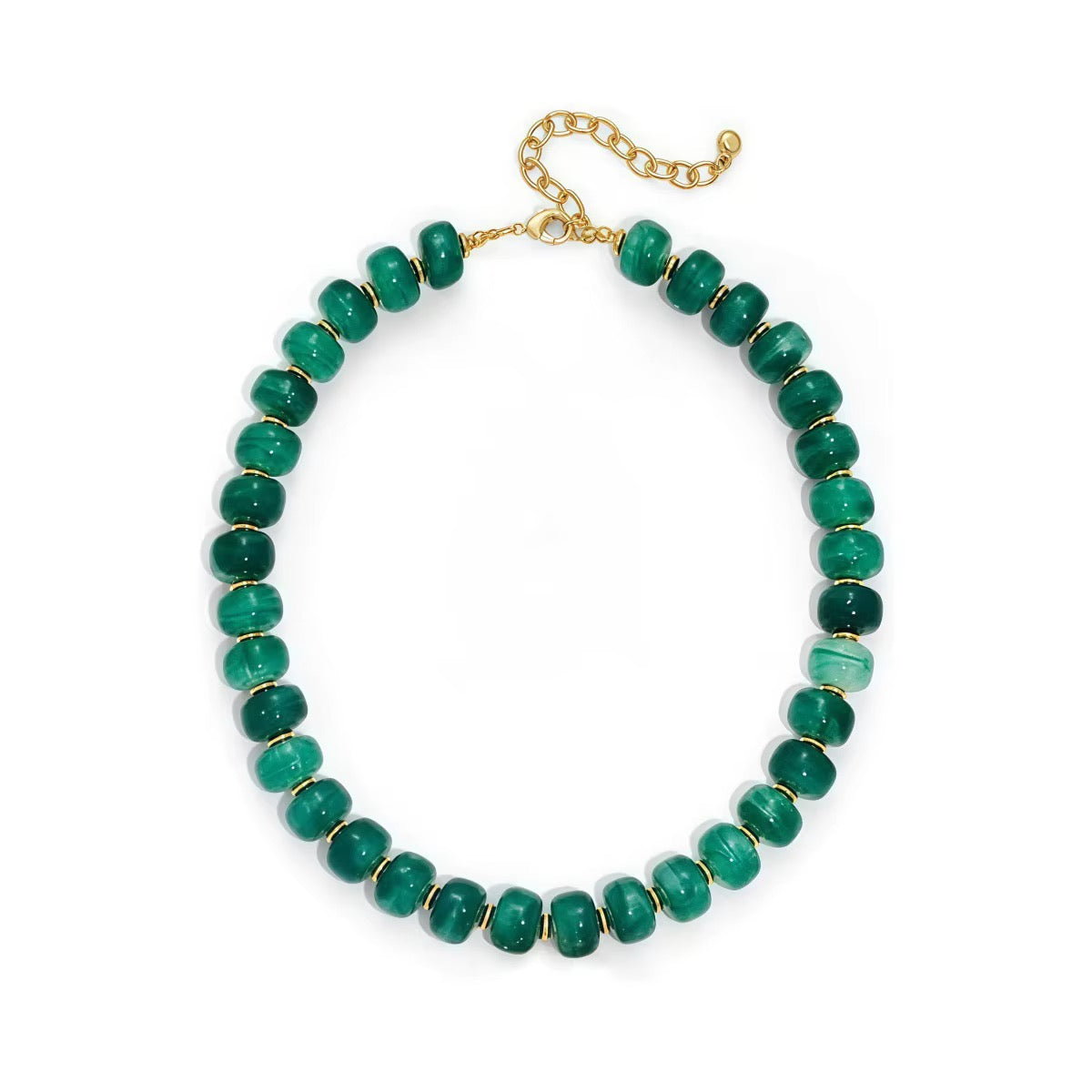 Natural Stone Fall Beaded Necklaces