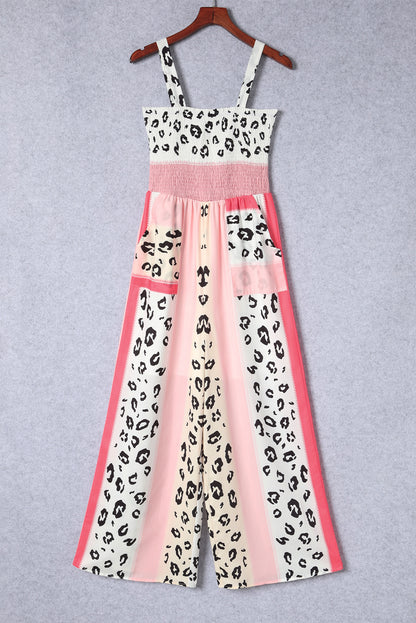 Leopard Color Block Jumpsuit RTS