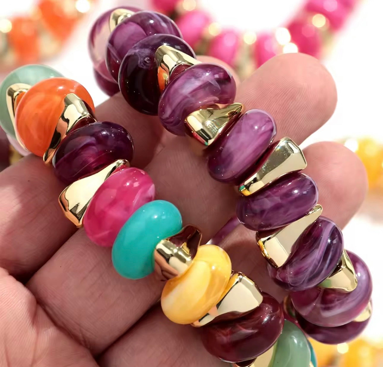 Chunky Stretch Bracelets