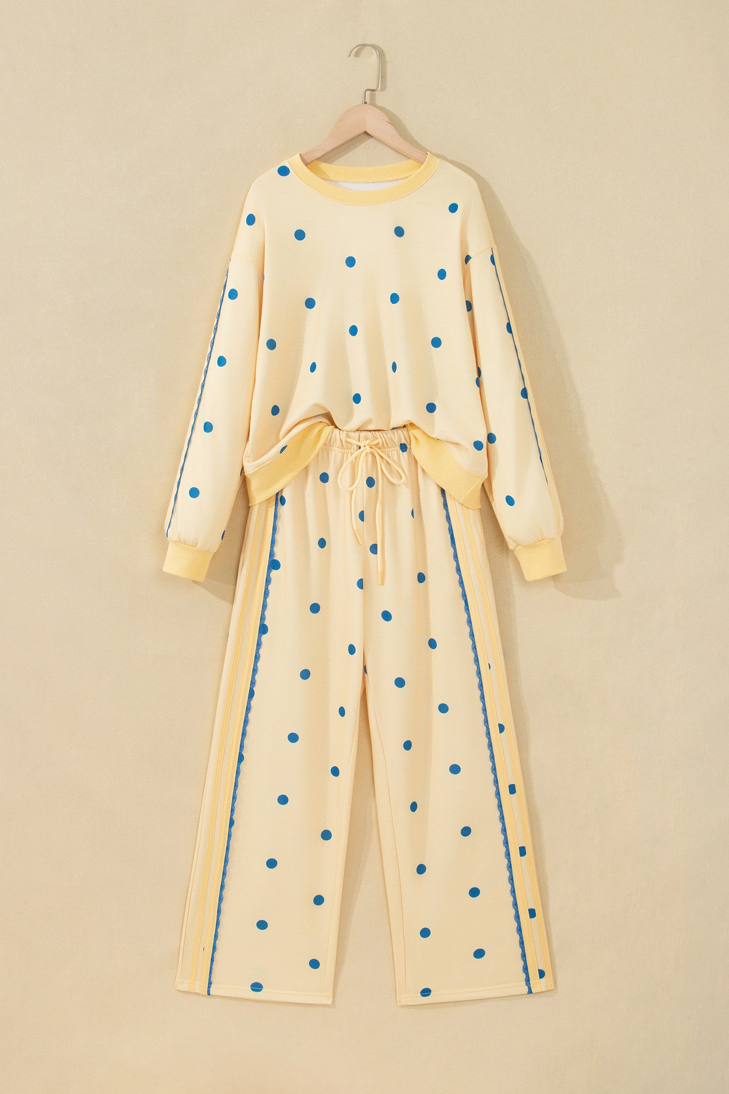 Yellow Polka Dot Loose Set