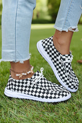 Checkered Lace Up Shoes RTS