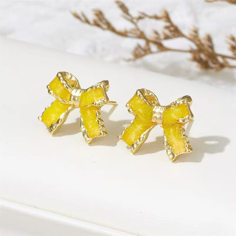Mini Bow Stud Earrings