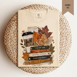 Fall Books Tee.