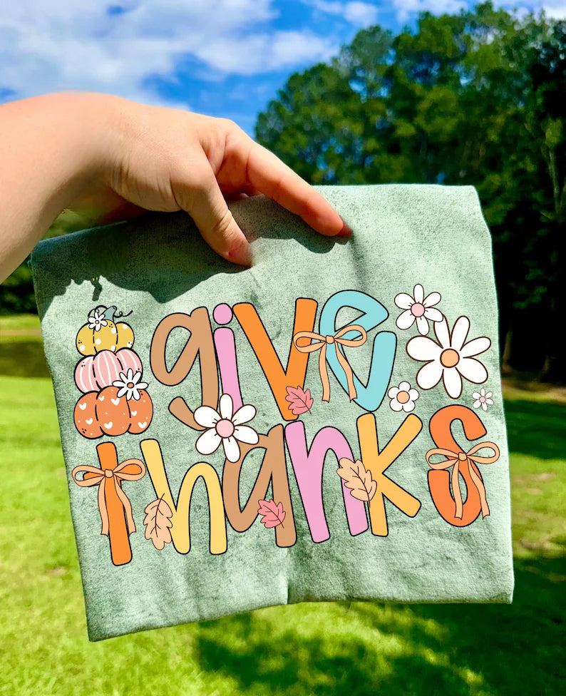 COLORBLAST Give Thanks Tee.